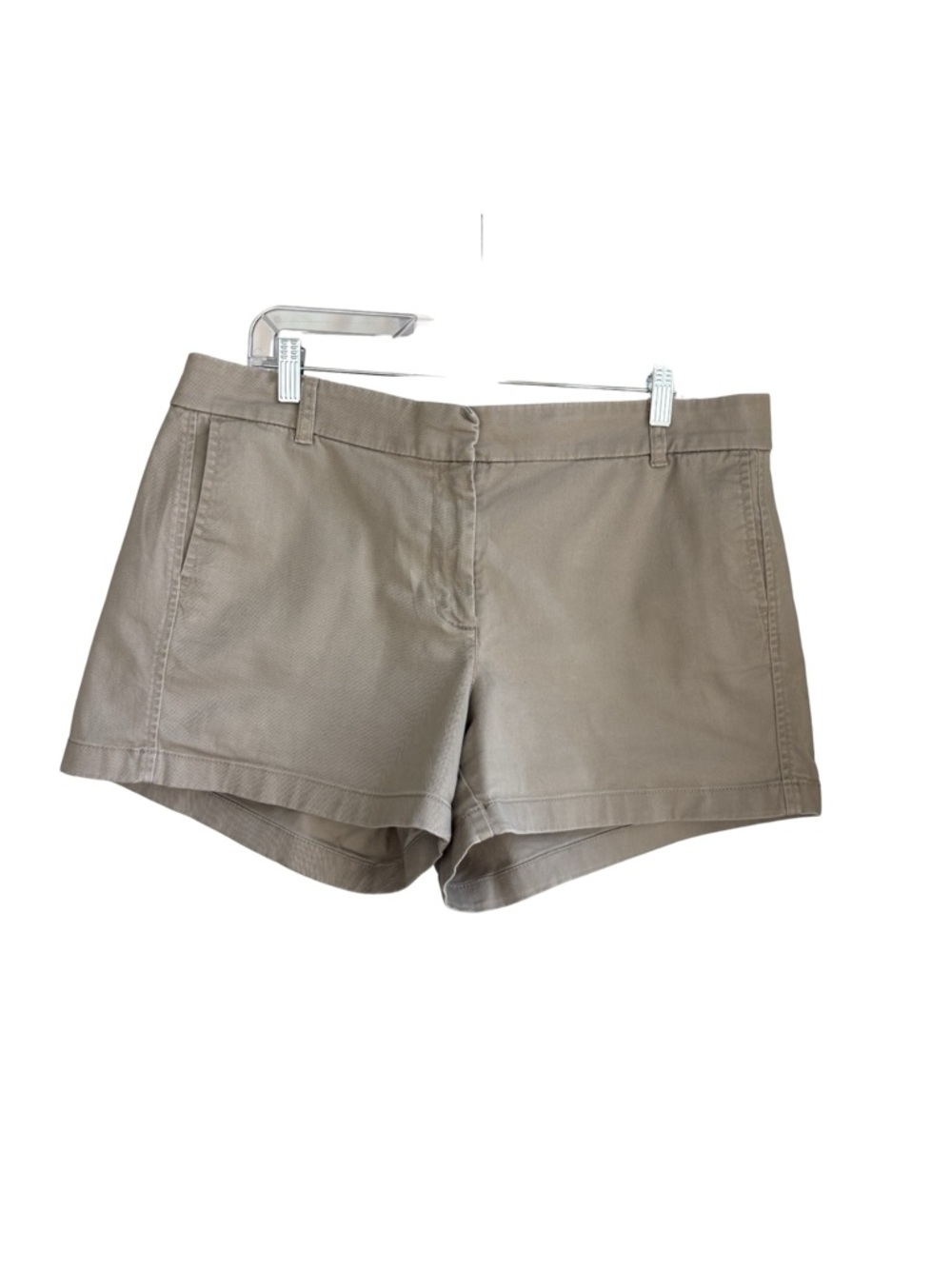 J. Crew Taupe Women's Tailored Cotton Shorts